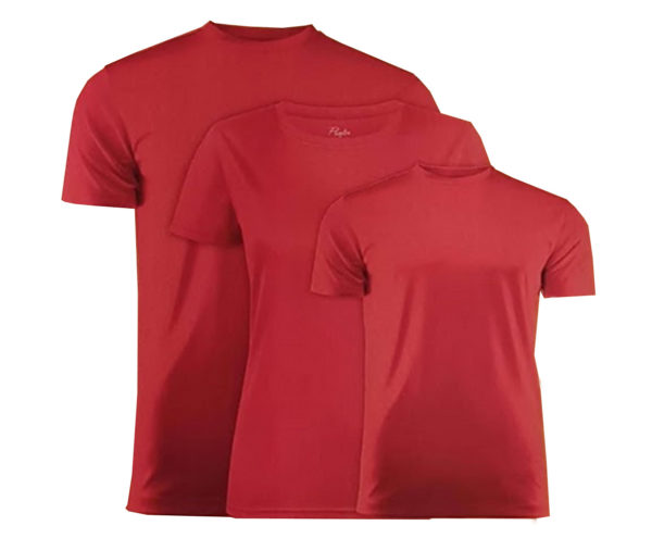 T-shirt de couleur rouge